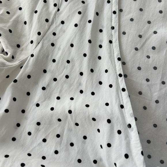 Garage Tie up Polka Dot Top - Picture 3 of 3